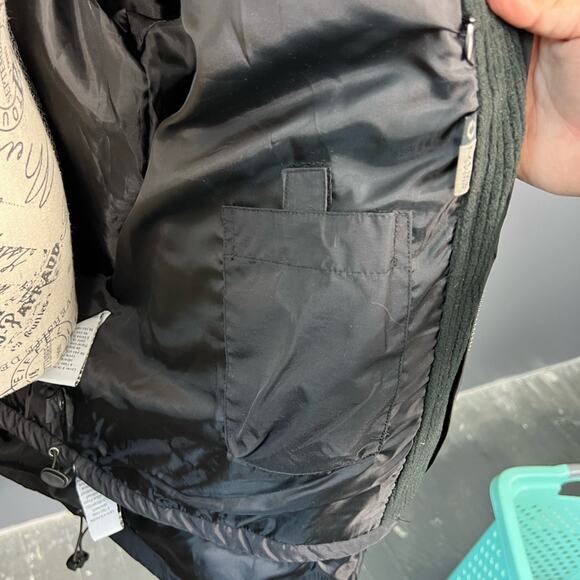 Heavy duty black North End zip up hoodie winter jacket with pockets - Picture 13 of 14